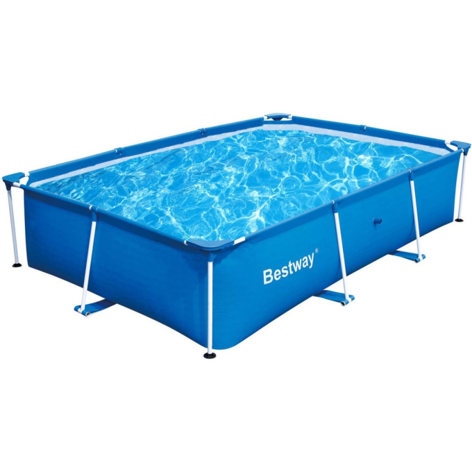 Чаша BESTWAY 300х201х66 см для прямоугольного каркасного бассейна SPLASH 56404ASS16